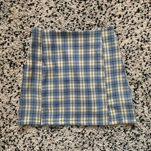 Blue Plaid Mini-Skirt 💙🦋